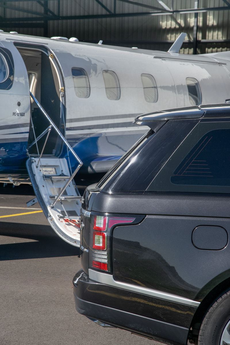 Transfert voiture au pied de l'avion